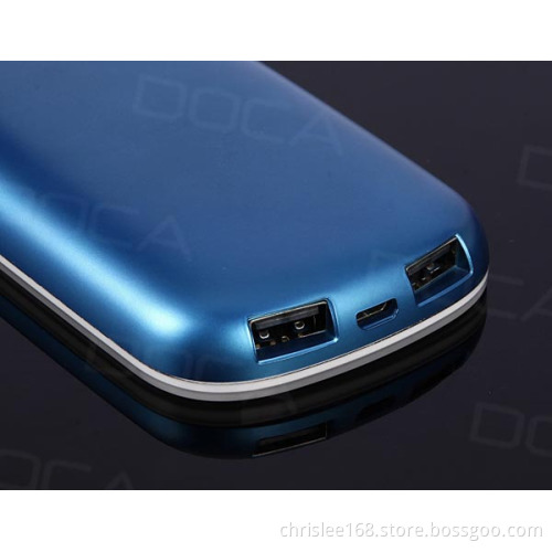DOCA T50 mobile power bank 5000mah for mobile phone and dvd